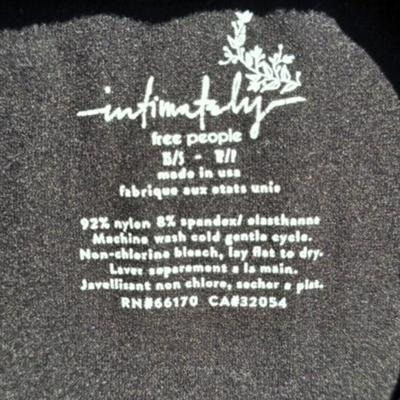 Free People Intimately Black Sleeveless Top – XS/S - Picture 4 of 4